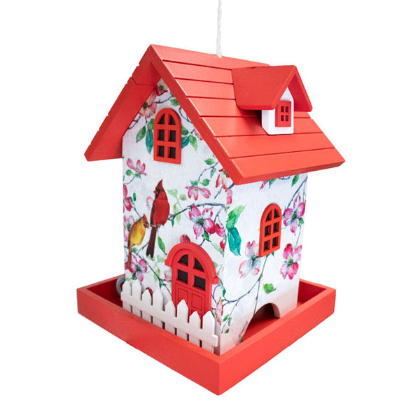 Homestyle Bird Feeder, Cardinals & Dogwood
