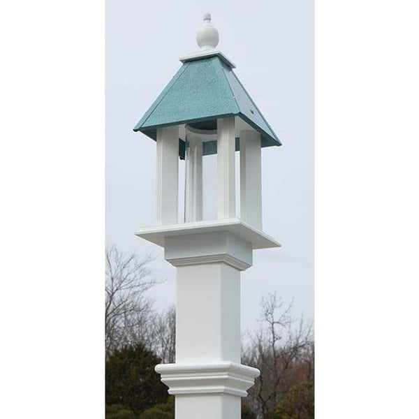 Pavilion Bird Feeder with Verdigris Roof